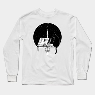 The Cat and the Candle Long Sleeve T-Shirt